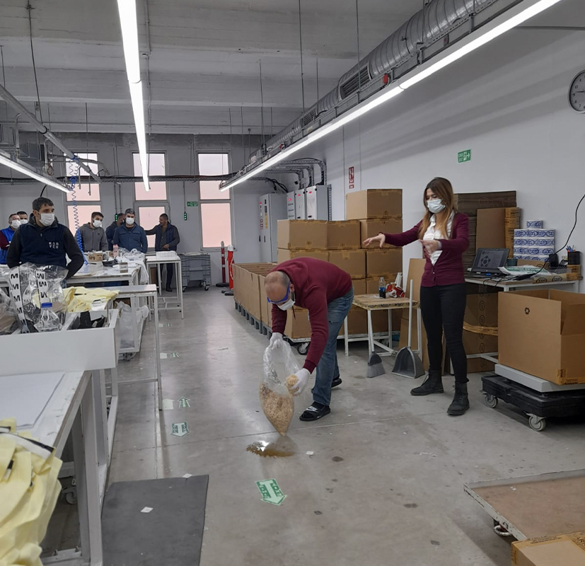 HAZARDOUS WASTE SPILL DRILL AND TRAINING